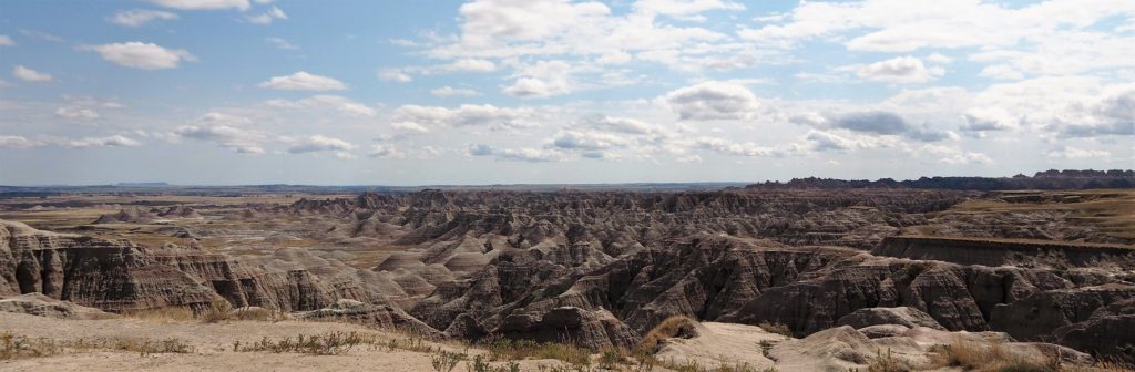 Badlands scene