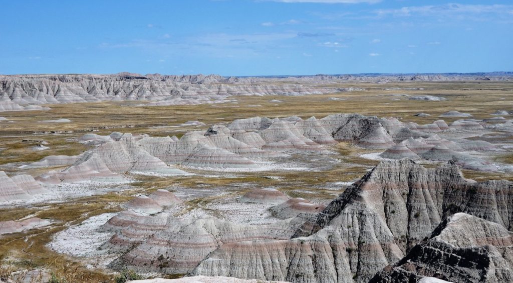 Badlands scene
