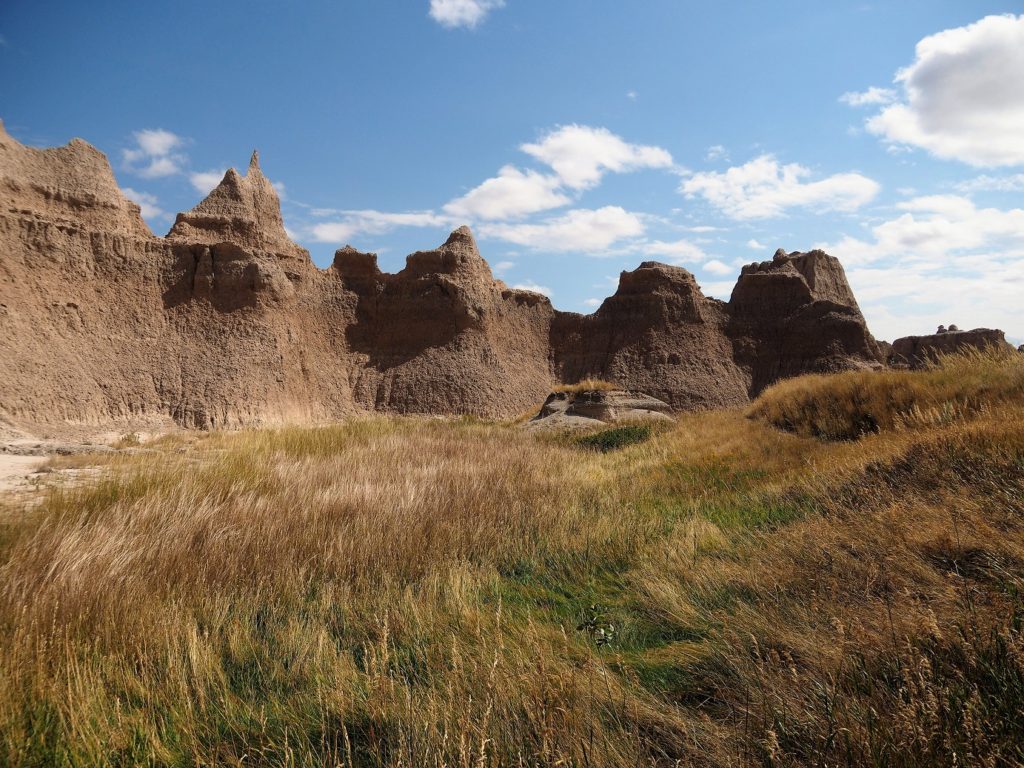 Badlands scene