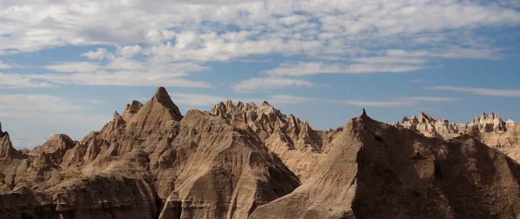 Badlands scene