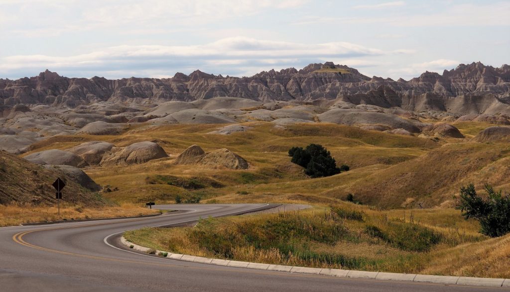Badlands scene