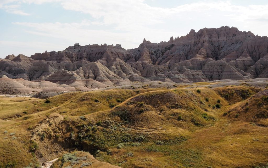Badlands scene