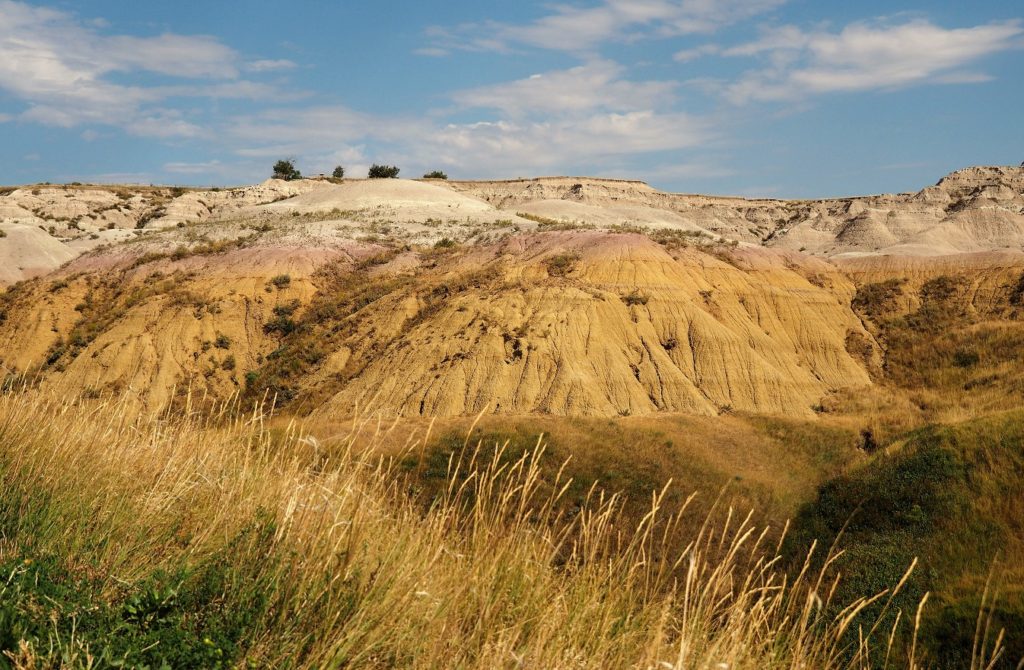 Badlands scene