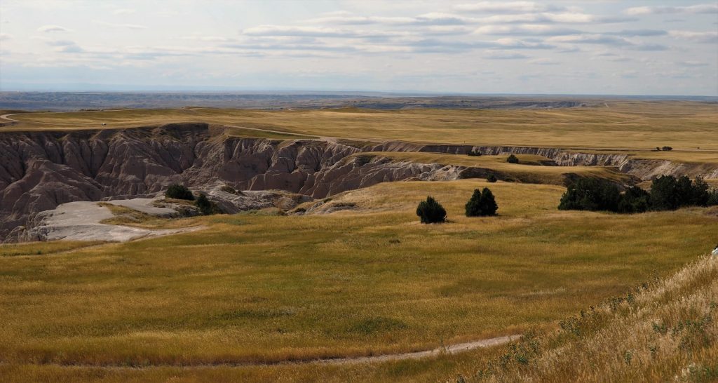 Badlands scene