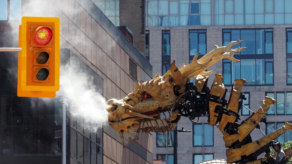 Long-Ma, the horse-dragon, in Byward Market.