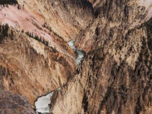 Colorful canyon walls.