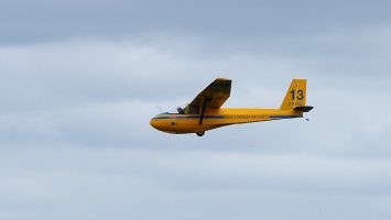 RCAF Cadet glider coming in for landing