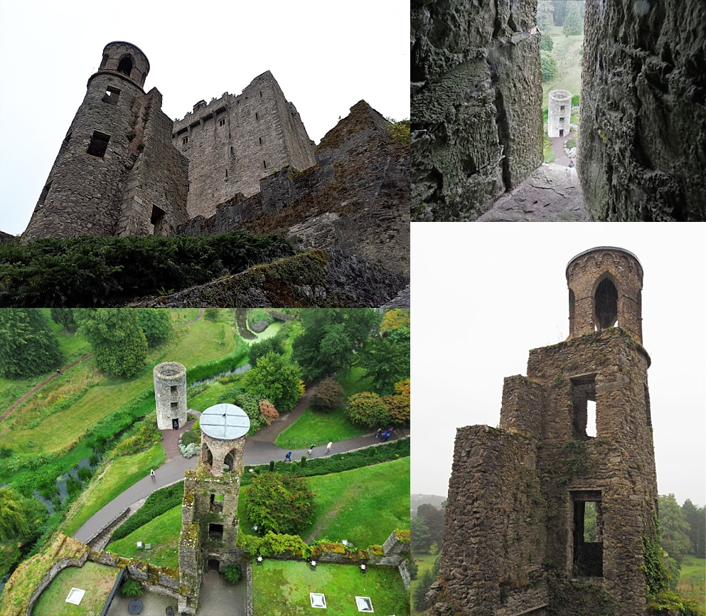 4-photo collage of Blarney Castle