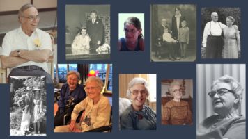 Collage of family members who have died.