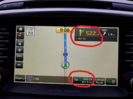 GPS screen