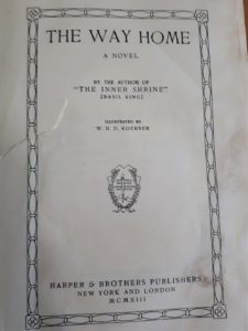 Title page of 1919 book, The Way Home