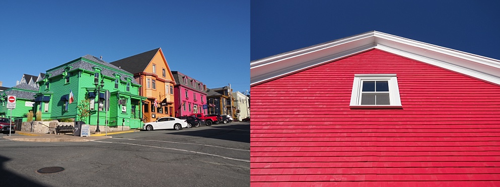 2-photo collage of Lunenberg street to illustrate compositon